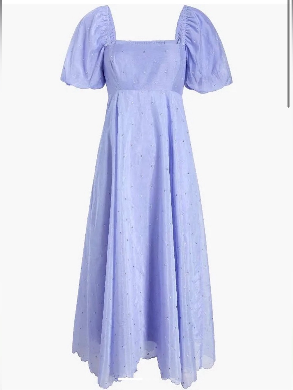 NWT Hill House Tuckernuck Matilda Organza dot midi dress Hyacinth small